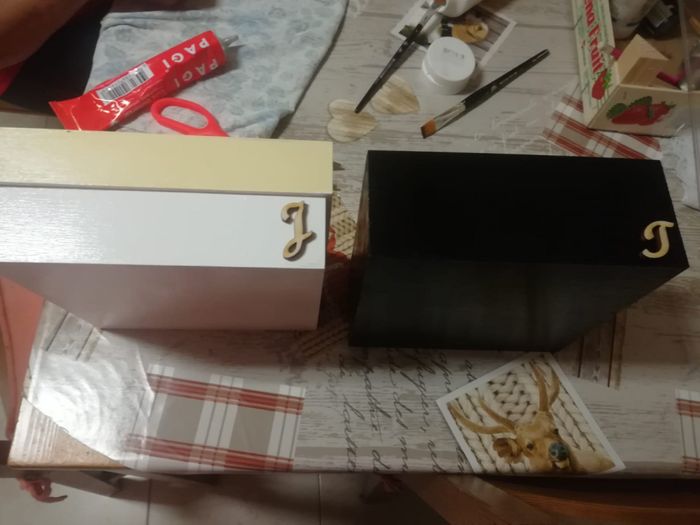 Caixas noivo e noiva para convites dos Pais - 6