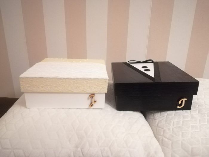 Caixas noivo e noiva para convites dos Pais - 7