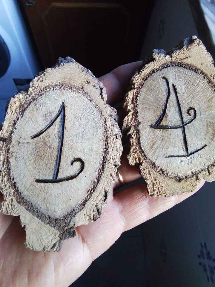 Marcadores de mesas - 1