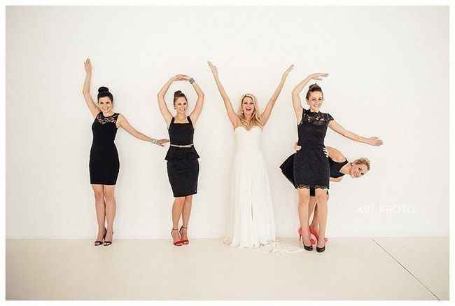 Inspirações de Fotos Noiva e Damas de Honor 👰📷👭 - 4