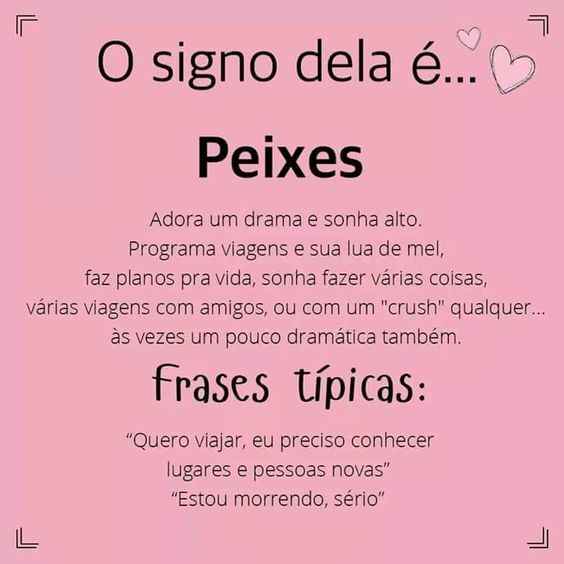 Ela é Peixes...