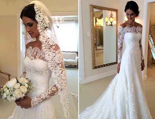 18. Look lindo com véu