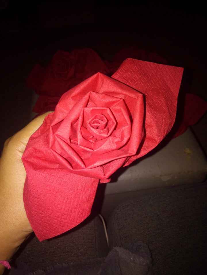 Rosa origami feita em papel!
