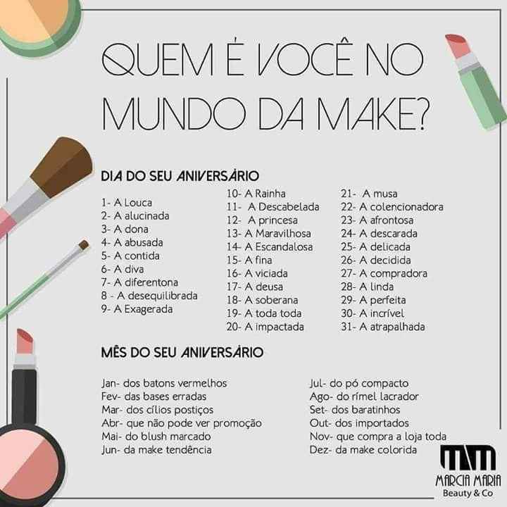 Quem é você no Mundo da Make?! - 1