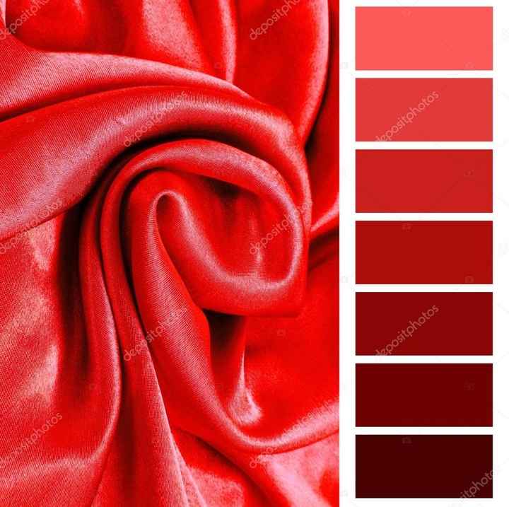 Tabela de cor!! VERMELHO paixão e muito amor!!