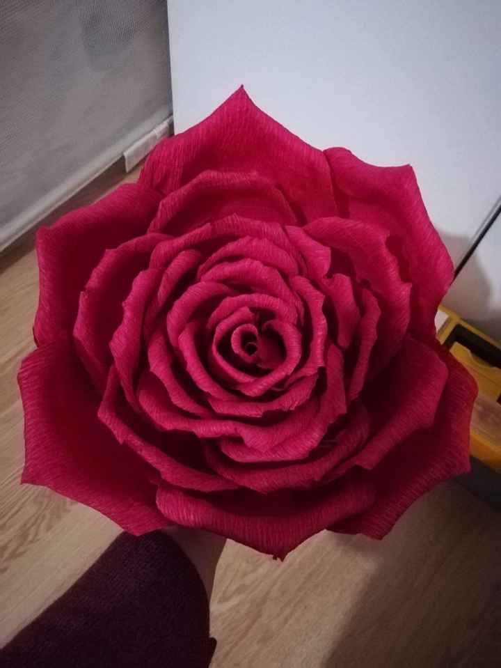 Rosa gigante em papel!
