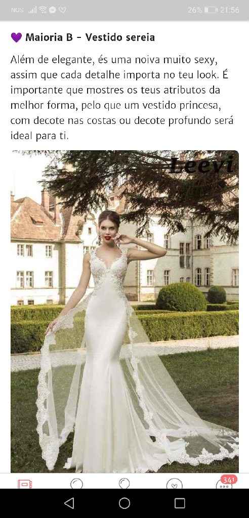 Vais casar com o vestido correto? - RESULTADOS - 1