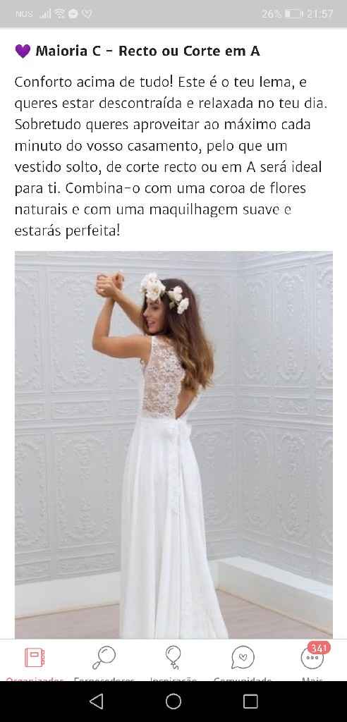 Vais casar com o vestido correto? - RESULTADOS - 2