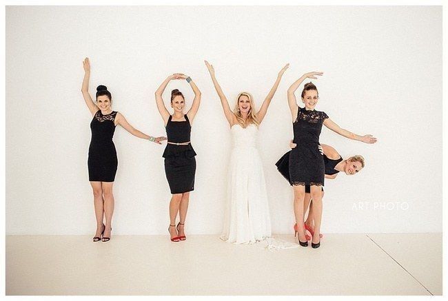 Inspirações de Fotos Noiva e Damas de Honor 👰📷👭 - 4