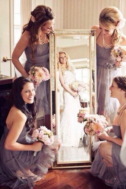 Inspirações de Fotos Noiva e Damas de Honor 👰📷👭 - 6