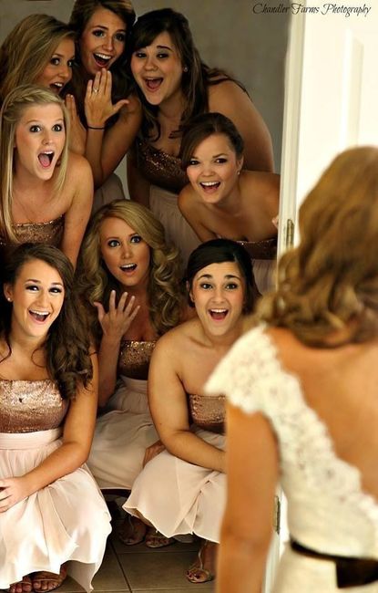 Inspirações de Fotos Noiva e Damas de Honor 👰📷👭 - 8