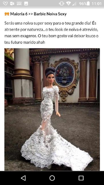 馃巰 Maioria 6 >> Barbie Noiva Sexy -liliana Saraiva 1