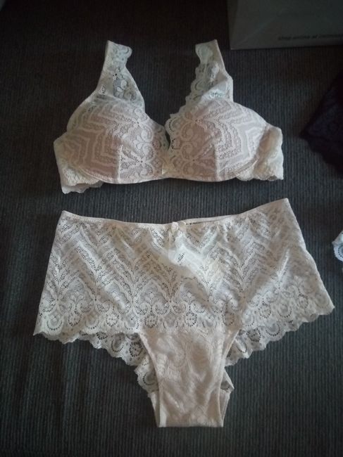 Conjunto em beje/creme para sessão Boudoir