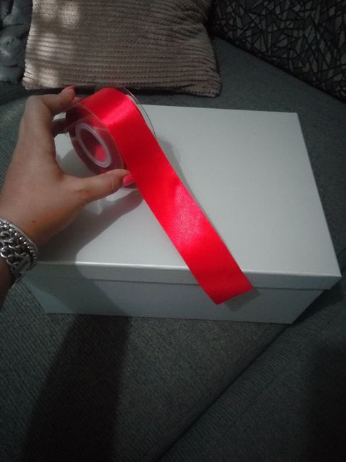 Caixa grande para prendinhas do Noivo!