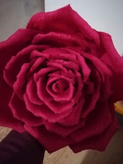 Rosa gigante em papel!