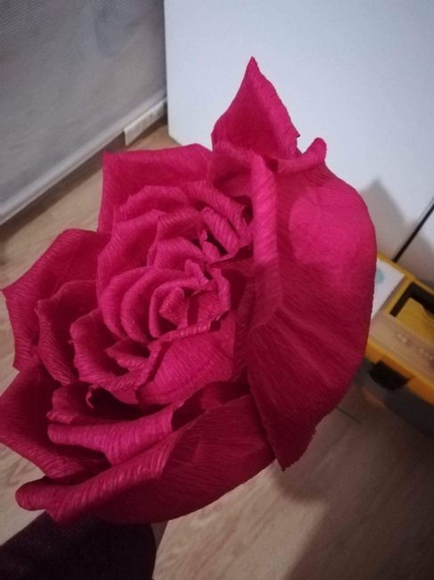 Rosa gigante em papel!