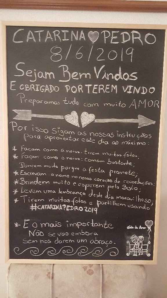 Placa boas vindas - 1