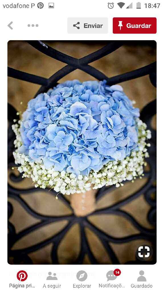 Desafio das Cores - Casamento Azul: bouquet - 1