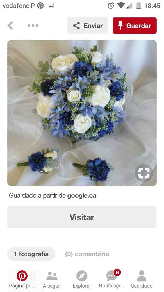 Desafio das Cores - Casamento Azul: bouquet - 2