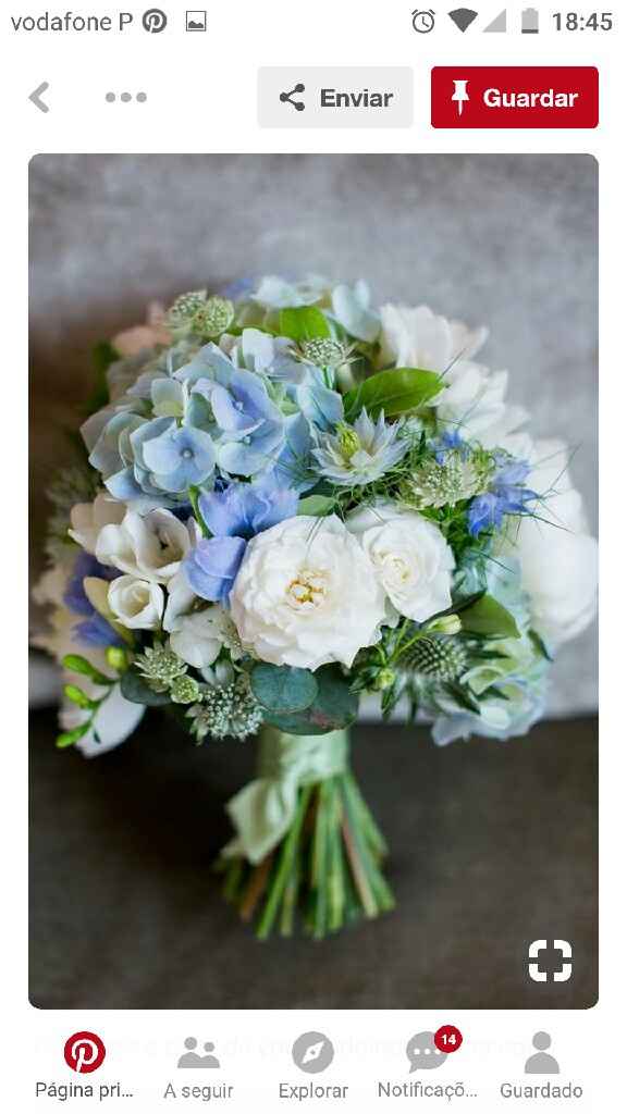 Desafio das Cores - Casamento Azul: bouquet - 4