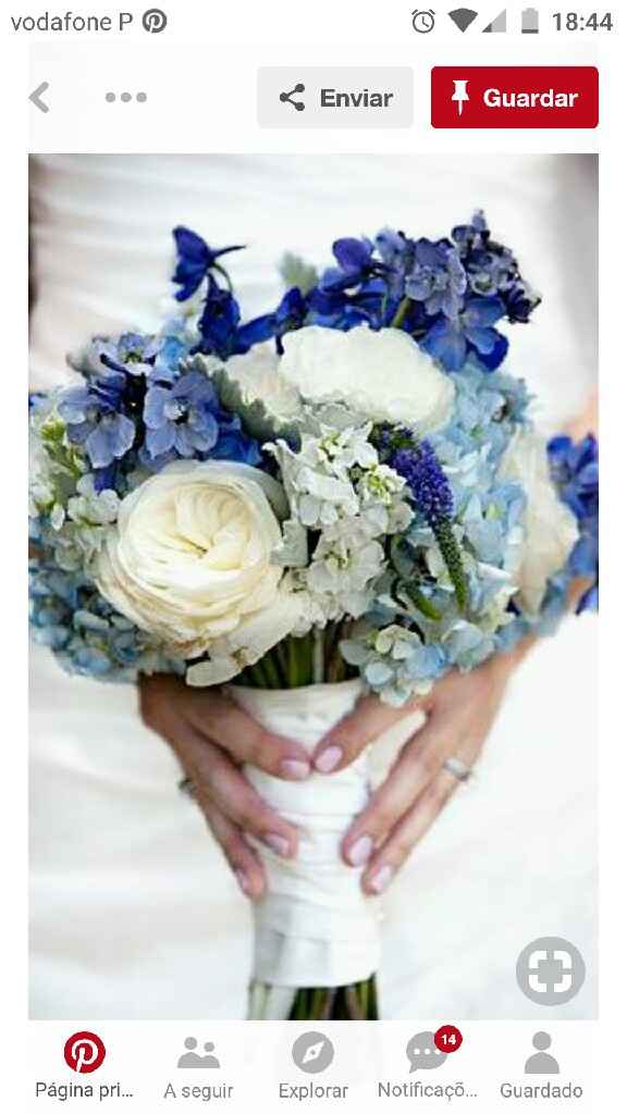 Desafio das Cores - Casamento Azul: bouquet - 5