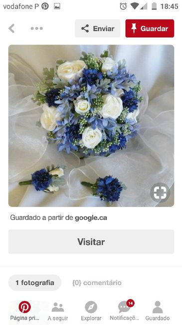 Desafio das Cores - Casamento Azul: bouquet - 2