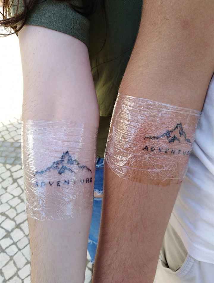 Tatuagens em casal: Faziam? - 1