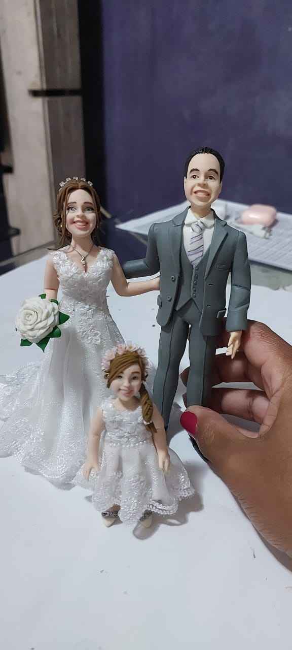 Vão ter cake topper no bolo de casamento? - 1