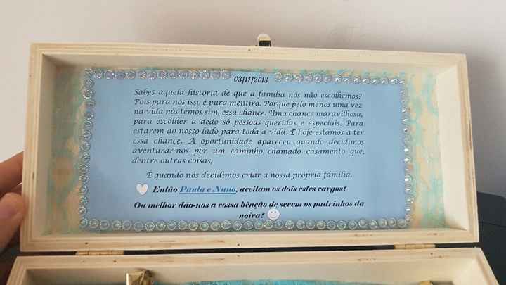 Convite padrinhos casamento - 2