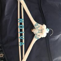 Jogo das fitas para o bouquet e cabides check - 5