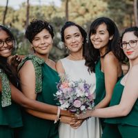 Eu e as minhas damas de honor