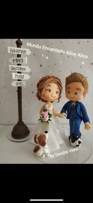 Topo do Bolo- Noivos Personalizados 1