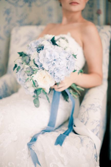 Ramos de noiva de cor azul - 1