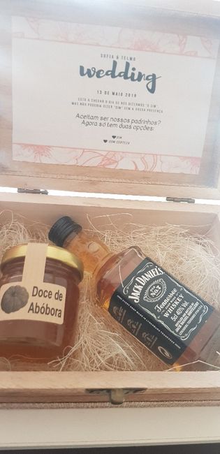 Convite de padrinhos de casamento 1