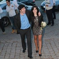 apanhei o bouquet e o meu noivinho estava radiante