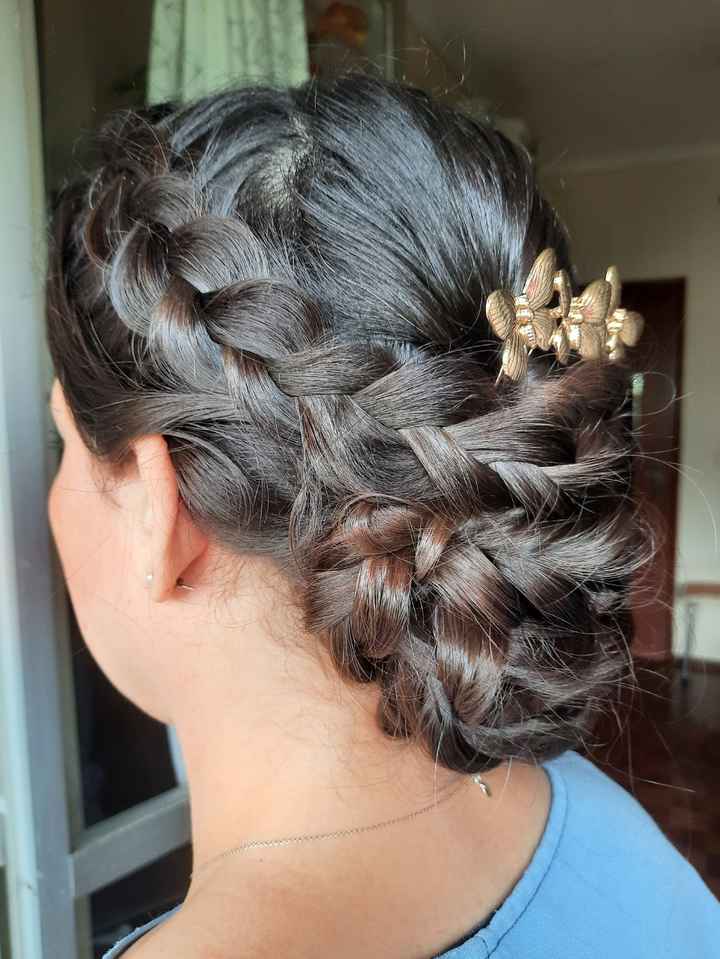 Prova cabelo e maquilhagem ✅ - 2