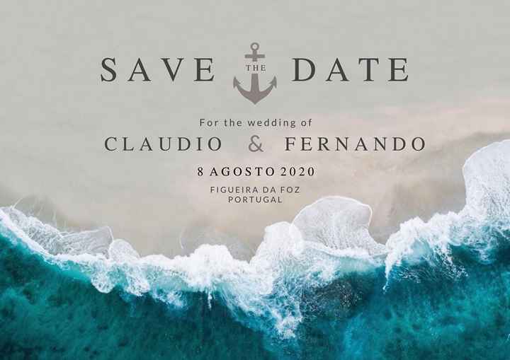 O nosso Save the Date :) 