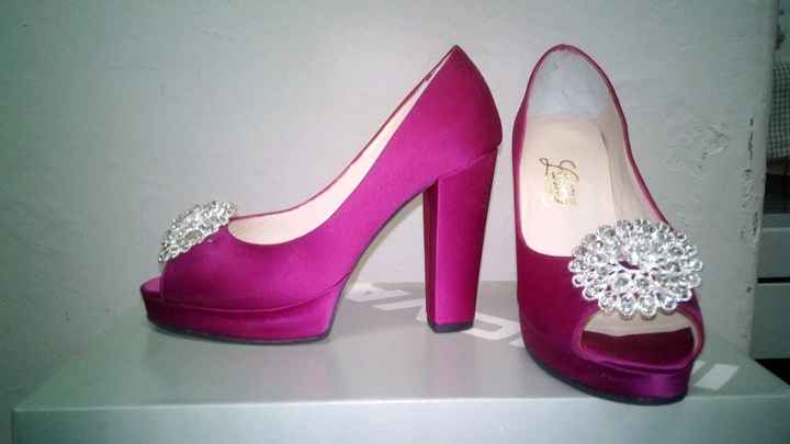 Sapatos de noiva - cor de rosa - 1