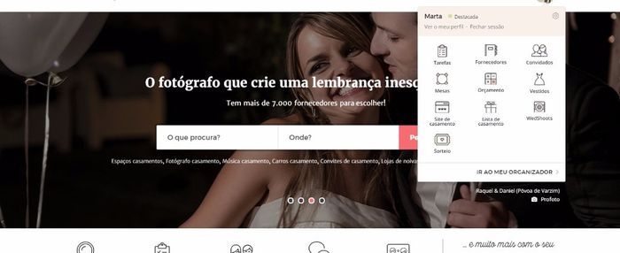 primeiro vai à aplicação