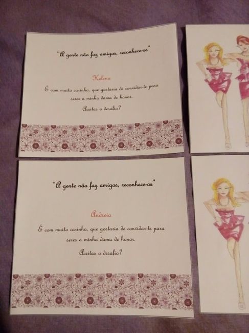 Convites das damas