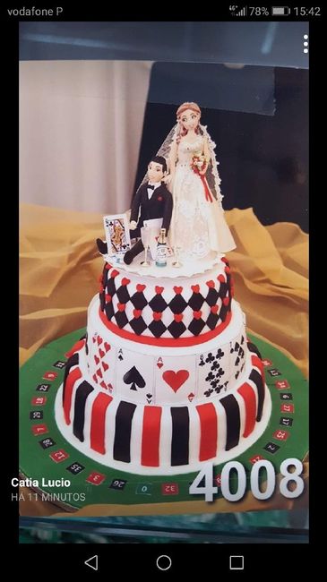 4 estilos, 4 elementos - O bolo de casamento - 1