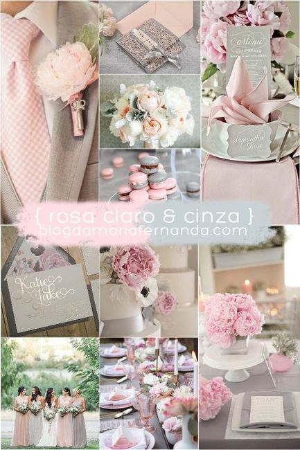 Rosa Claro & Cinza