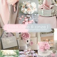 Rosa Claro & Cinza