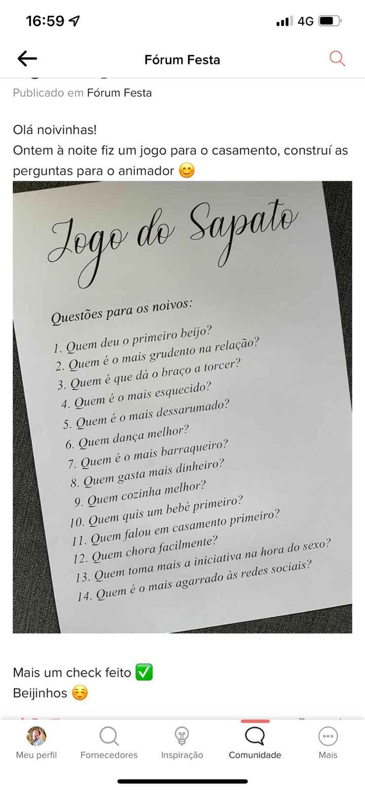 Actividades para convidados - 1