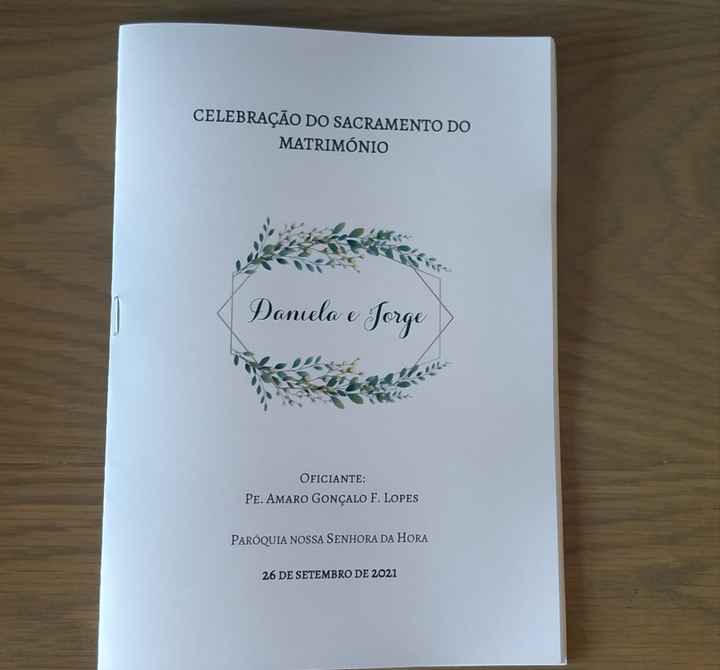 Check - Guiões de celebração para o Matrimónio - 1