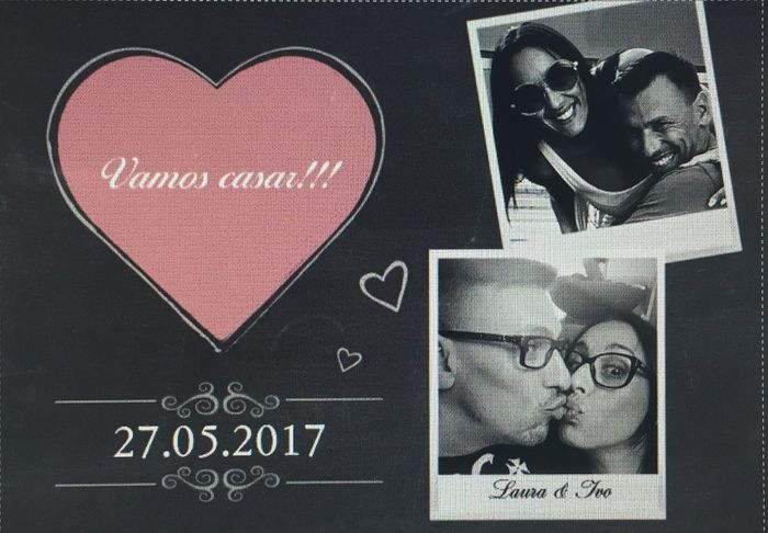 O meu convite de casamento - 1