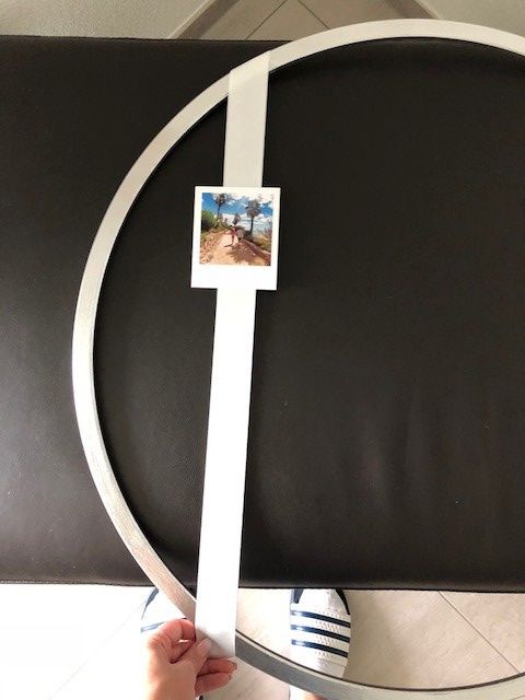 Roda, foto e fita