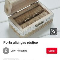 Porta alianças - 1