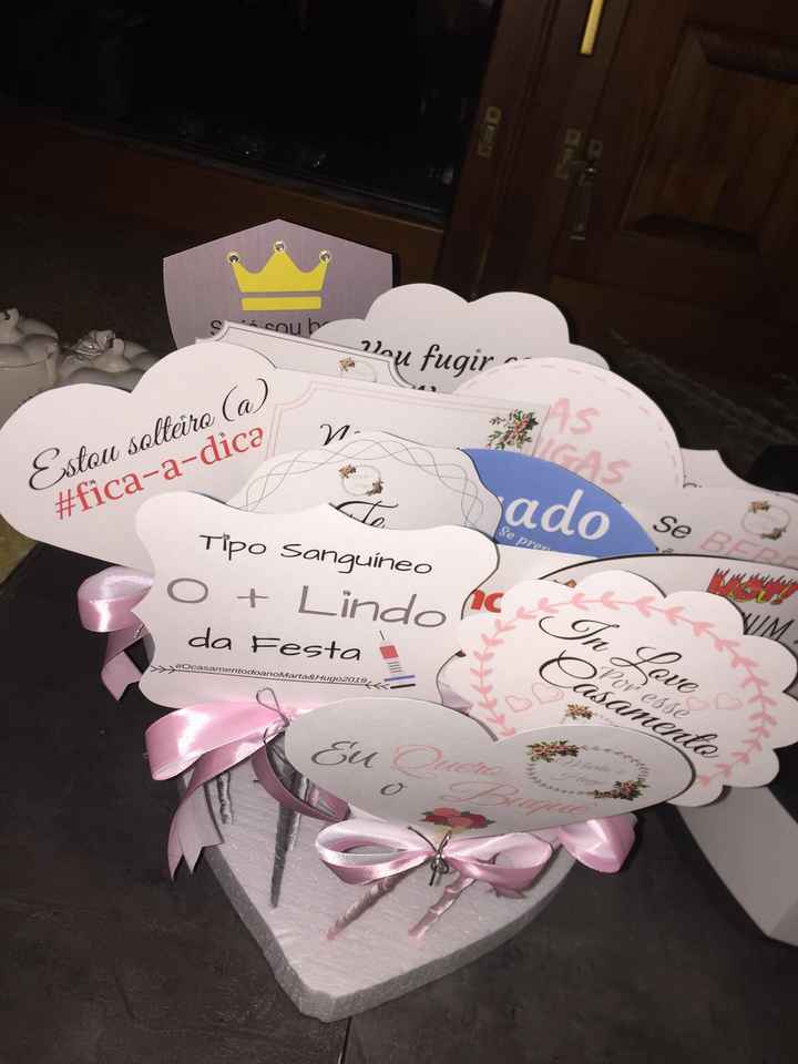 Plaquinhas photobooth e os leques 💕 - 2