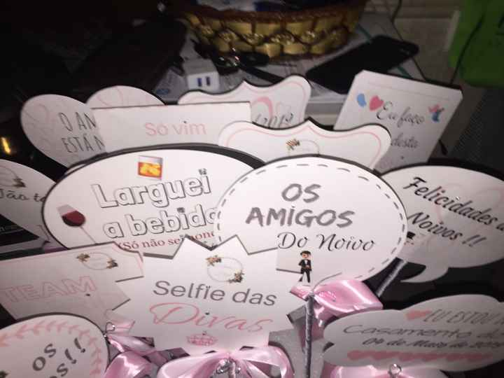 Plaquinhas photobooth e os leques 💕 - 4